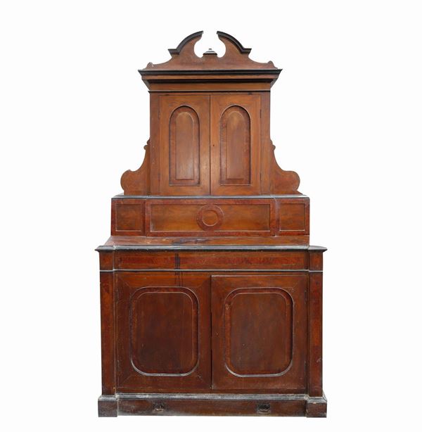 Two-piece wardrobe with an altar inside