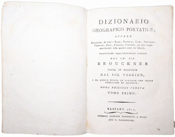 Dizionario geografico portatile