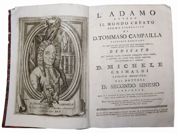 Tommaso  Campailla - L'Adamo ovvero il mondo creato