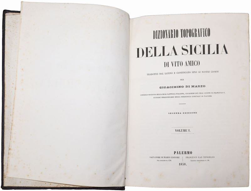 Dizionario topografico della Sicilia