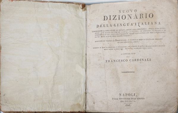 Francesco Cardinali - Nuovo dizionario della lingua italiana