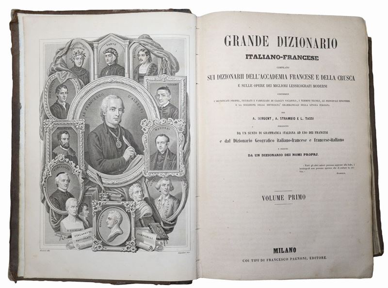 Grande dizionario italiano-francese e français-italien