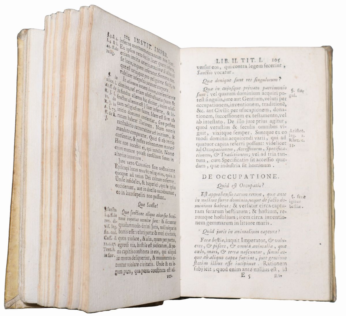 Institutiones Imperiales Erotematibus Distinctae