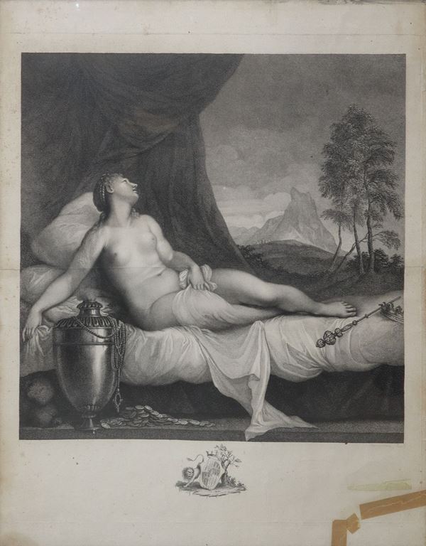 Francesco Rosaspina - Personification of transience, by Tiziano Vecellio