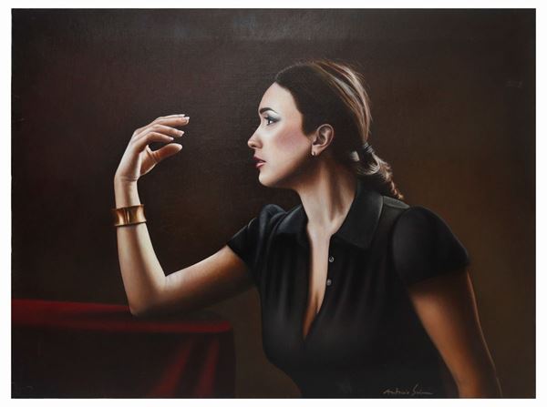 Antonio Sciacca - Figura femminile con bracciale