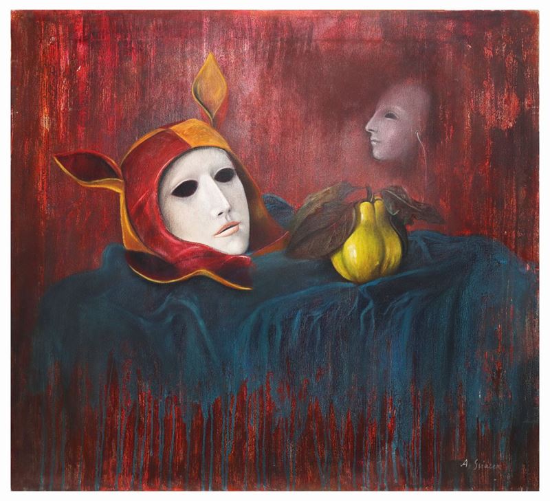 Antonio Sciacca - Natura Morta con Maschere