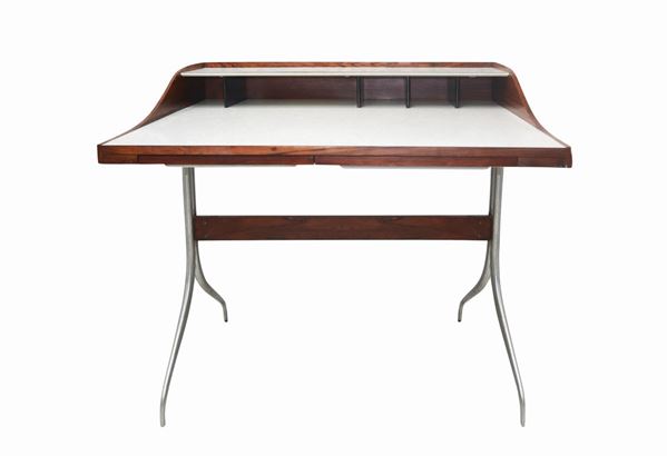 George Nelson - Scrivania con struttura in legno e laminato