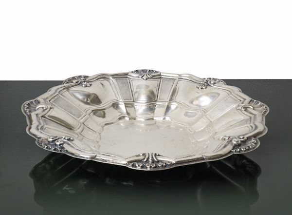 Centrotavola in argento 800