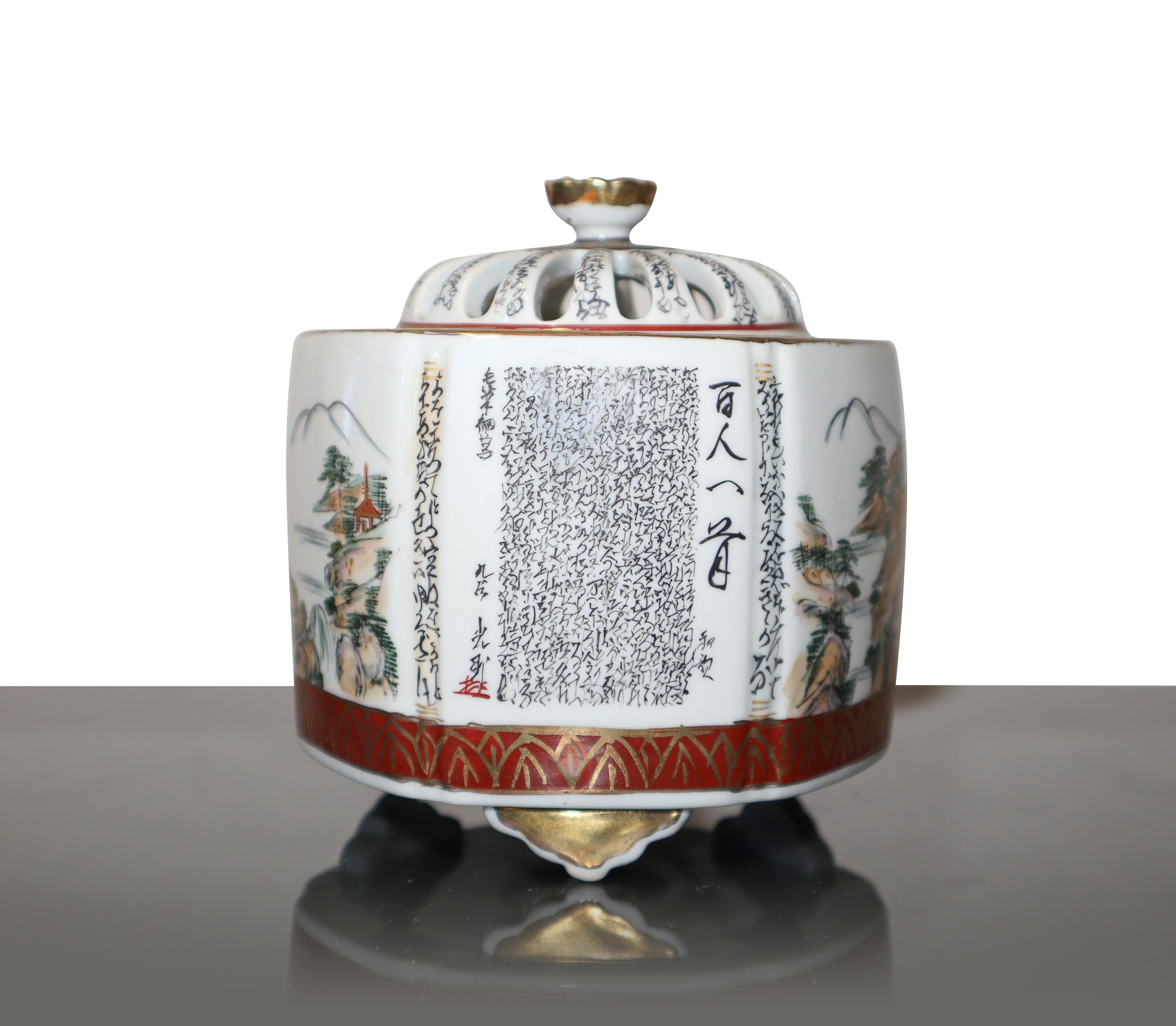 Bruciaprofumi in porcellana cinese