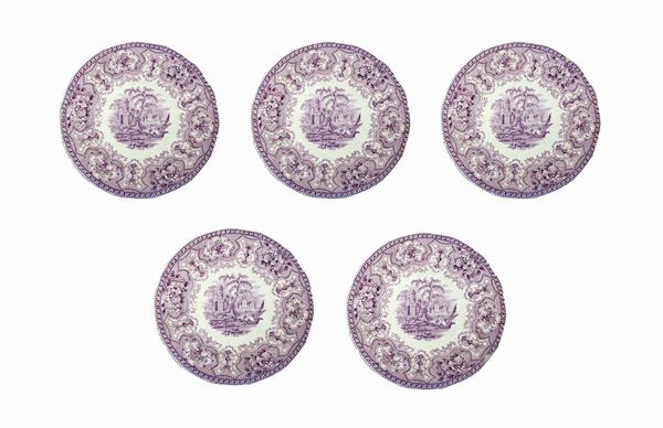 Group composed of 5 wall plates