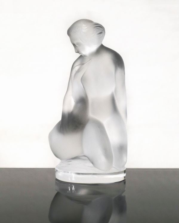Lalique France - Leda and swan