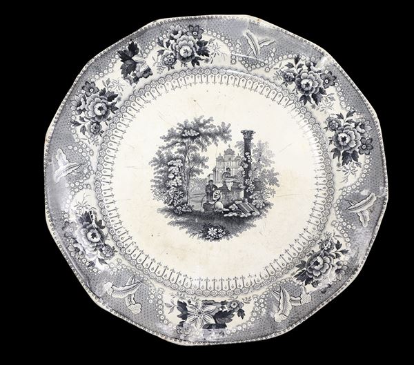 Piatto in ceramica