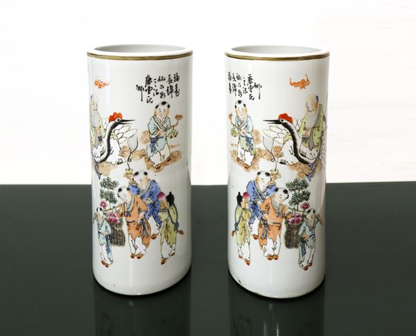 Pair of Chinese vases