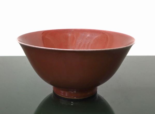 Chinese Porcelain Bowl "Sang De Beouf"