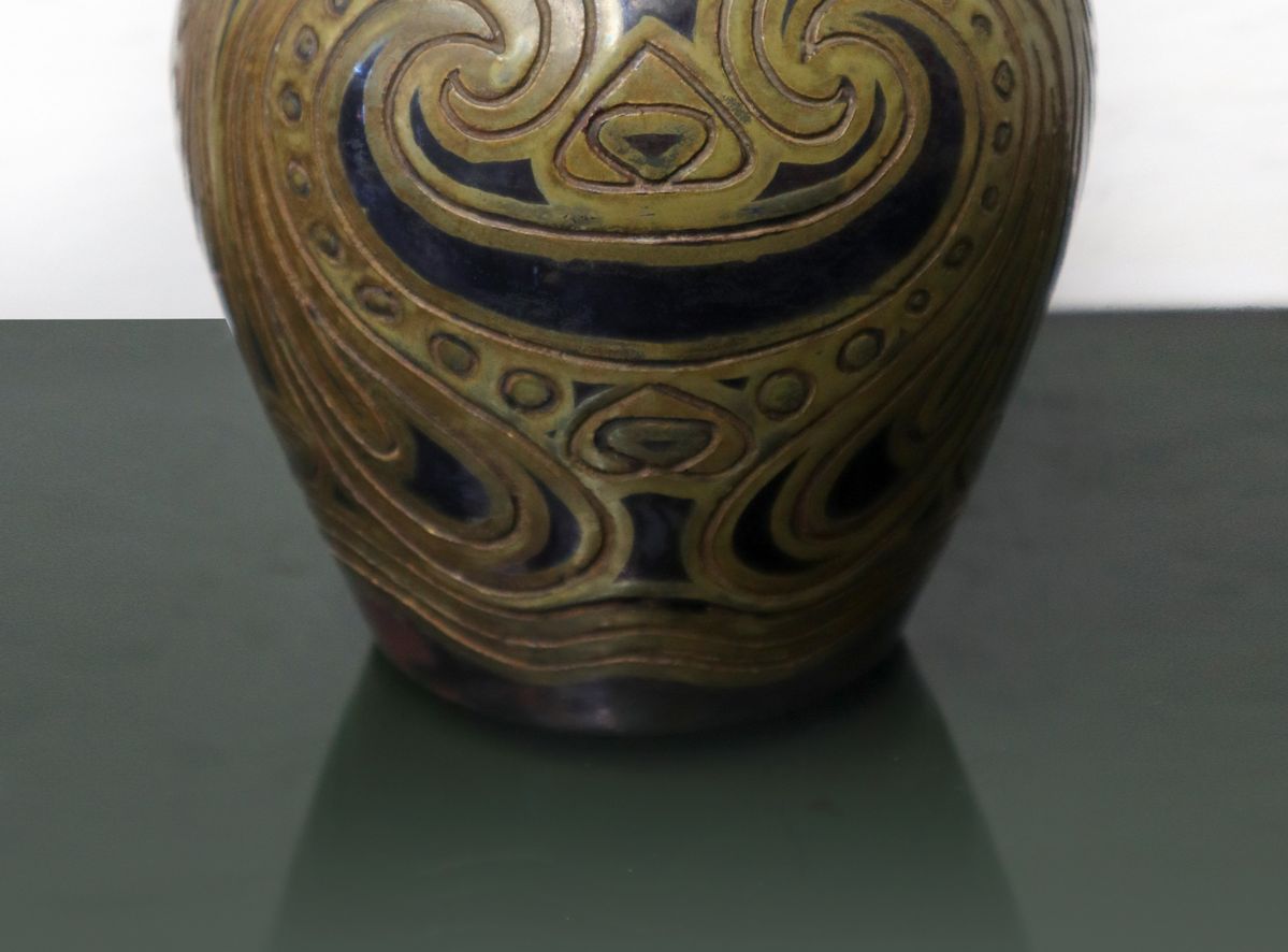 Galileo Chini - Vaso in Terracotta