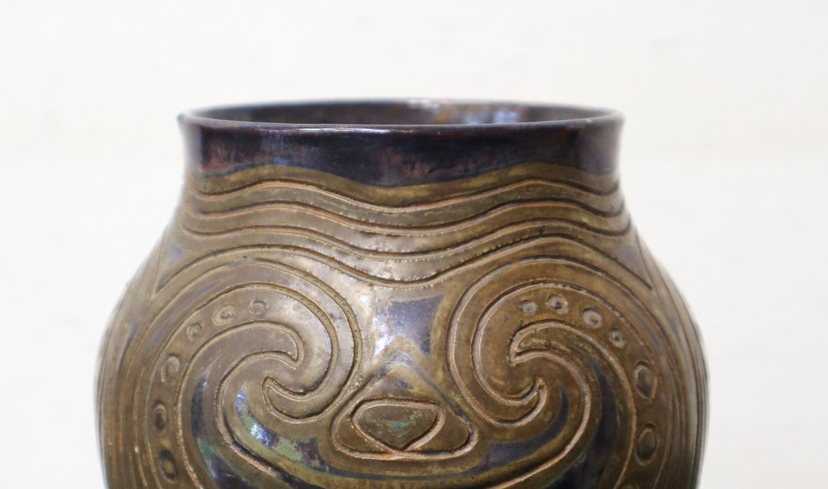 Galileo Chini - Vaso in Terracotta