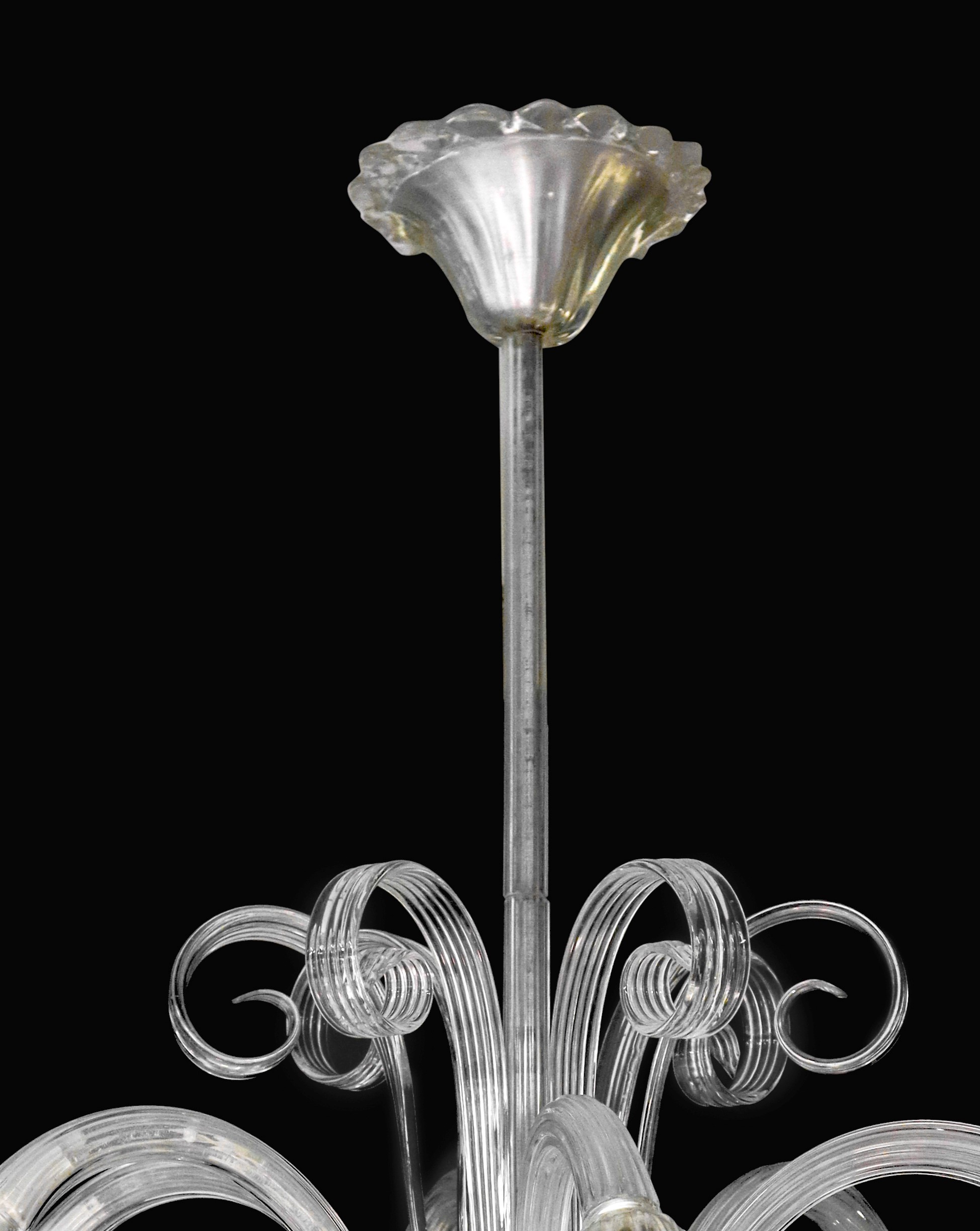 Lampadario in vetro Murano