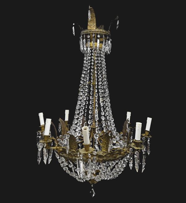 Lampadario otto luci