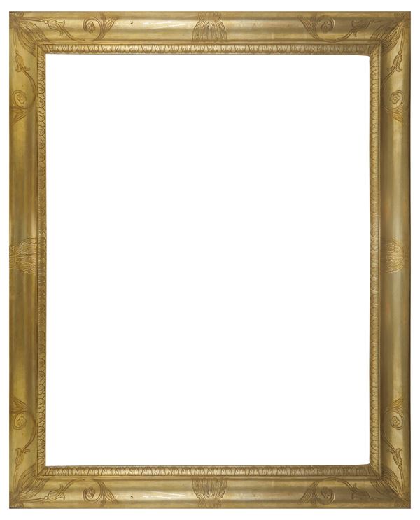 Frame in gilded wood