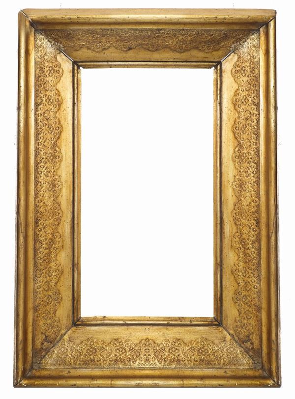 Frame in gilded wood