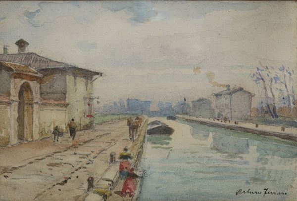 Arturo Ferrari - Location on the canals