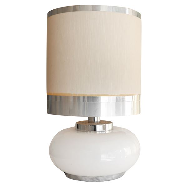 Pia Guidetti Crippa per Lumi - Lamp with chromed metal structure