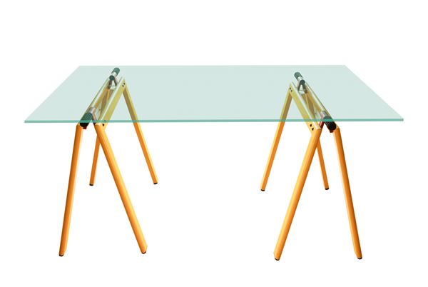 Table with Gaetano mod. metal structure