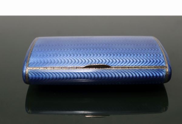 Scatola fabergé in argento