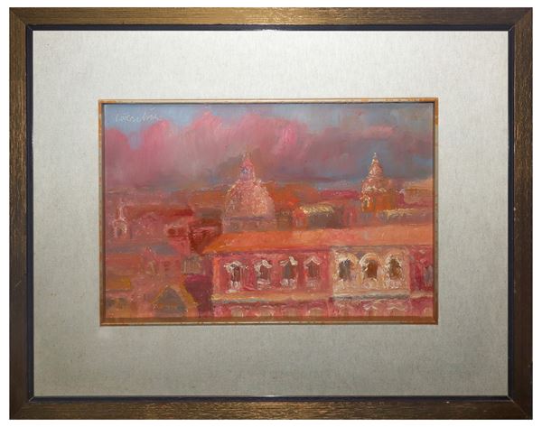 Luigi Civerchia - Roman panorama from Sant'Onofrio