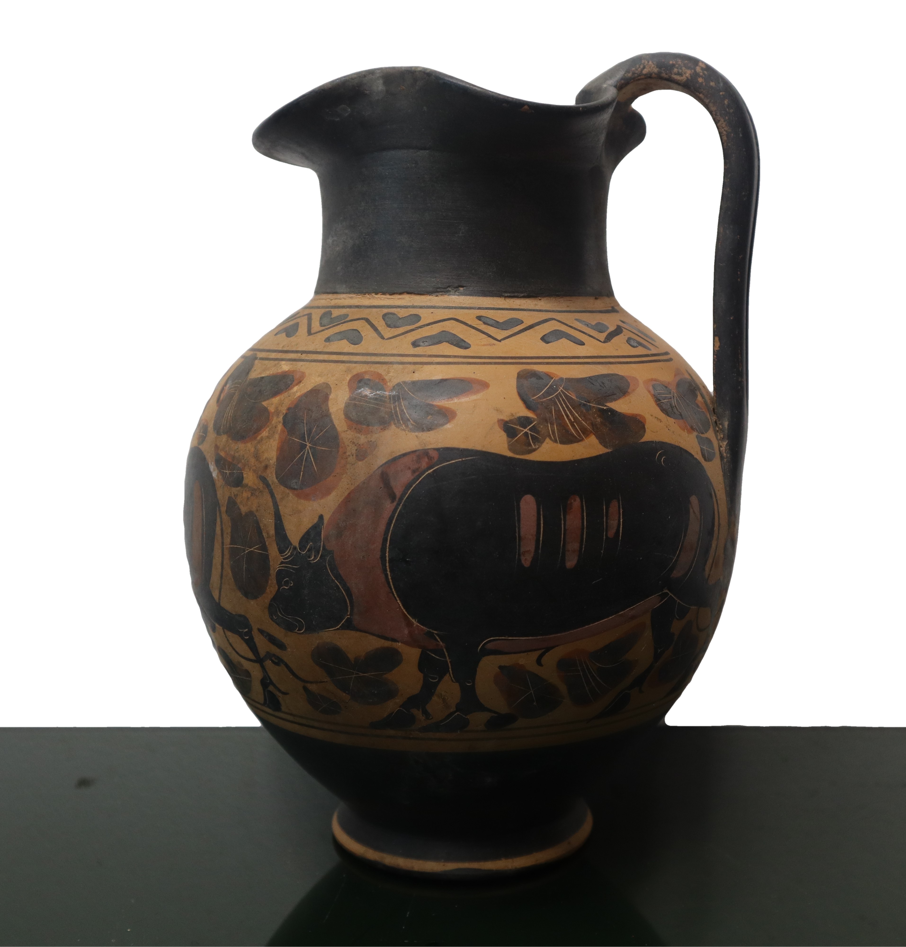 Riproduzione Oinochoe. Commerciabile Giusto Parere Soprintendenza per i Beni Culturali ed Ambient...