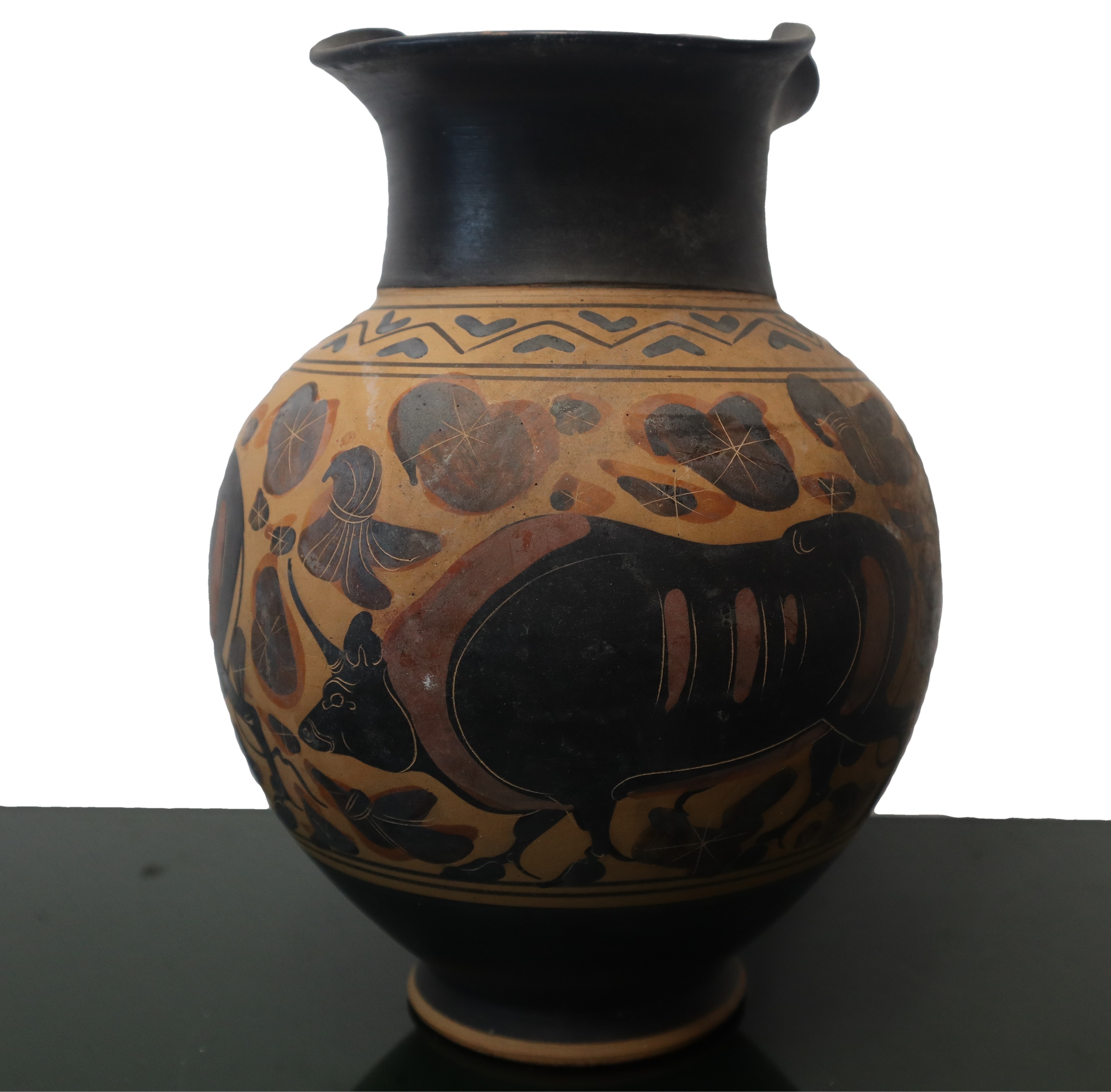 Riproduzione Oinochoe. Commerciabile Giusto Parere Soprintendenza per i Beni Culturali ed Ambient...