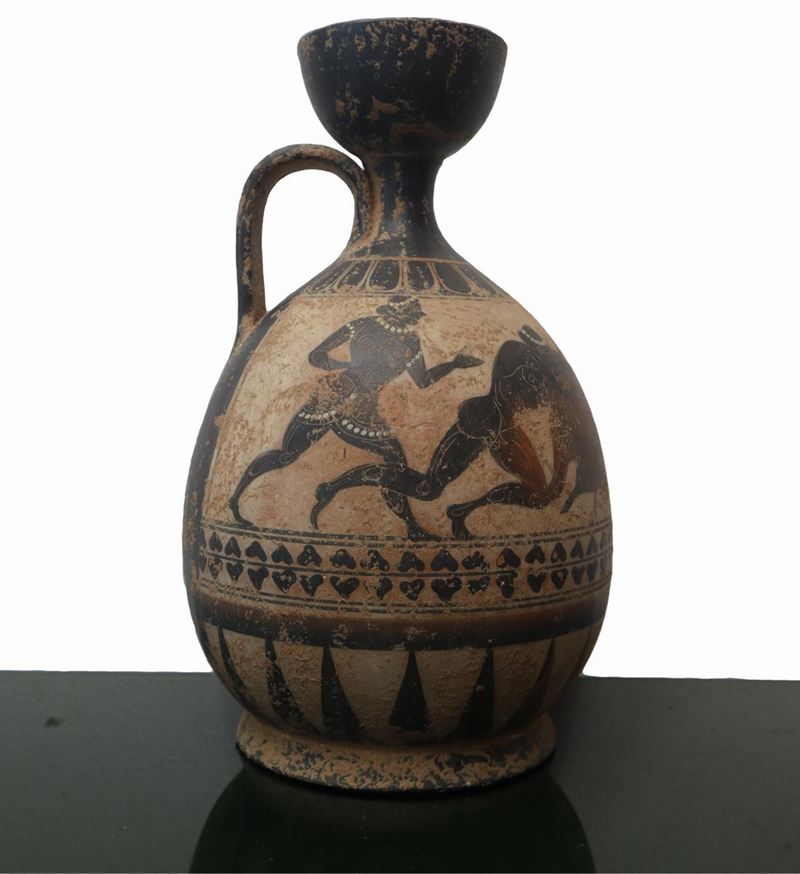 Riproduzione Lekythos. Commerciabile Giusto Parere Soprintendenza per i Beni Culturali ed Ambient...