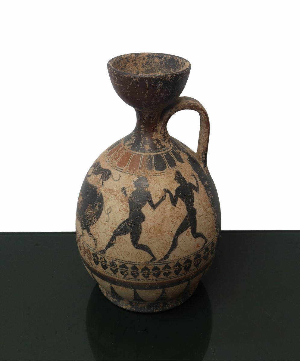Riproduzione Lekythos. Commerciabile Giusto Parere Soprintendenza per i Beni Culturali ed Ambient...
