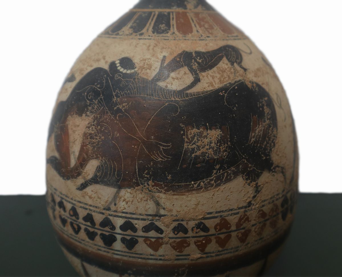 Riproduzione Lekythos. Commerciabile Giusto Parere Soprintendenza per i Beni Culturali ed Ambient...