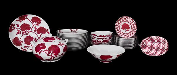 Gian Battista Vannozzi per Richard Ginori - Porcelain dinner set mod. Venice