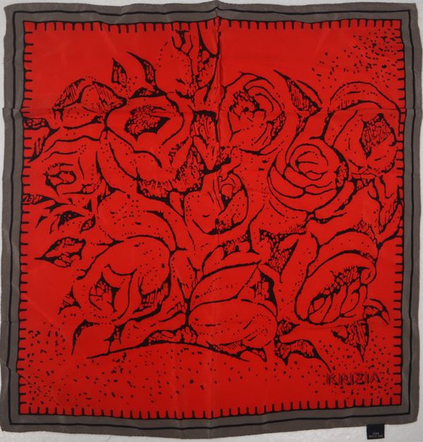 Krizia - Vintage silk scarf