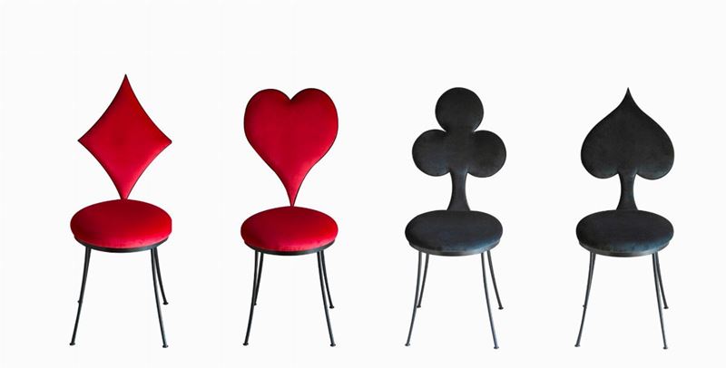 Marie Maison Sicilian Design di Maria Linguanti - Sedie Poker (MM/01, MM/02, MM/03, MM/04)
