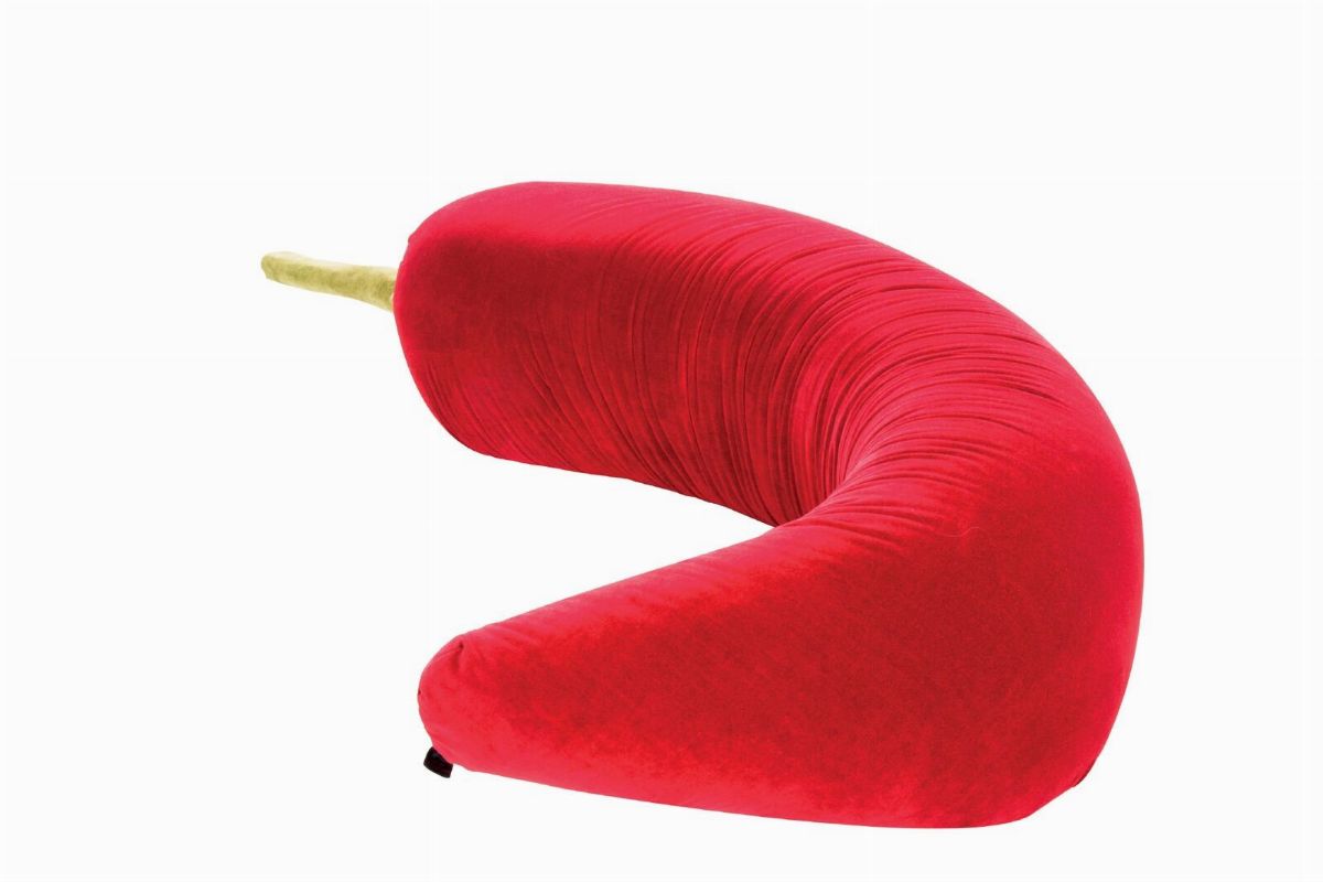 Marie Maison Sicilian Design di Maria Linguanti - Pouff Peperoncino (MM/62)