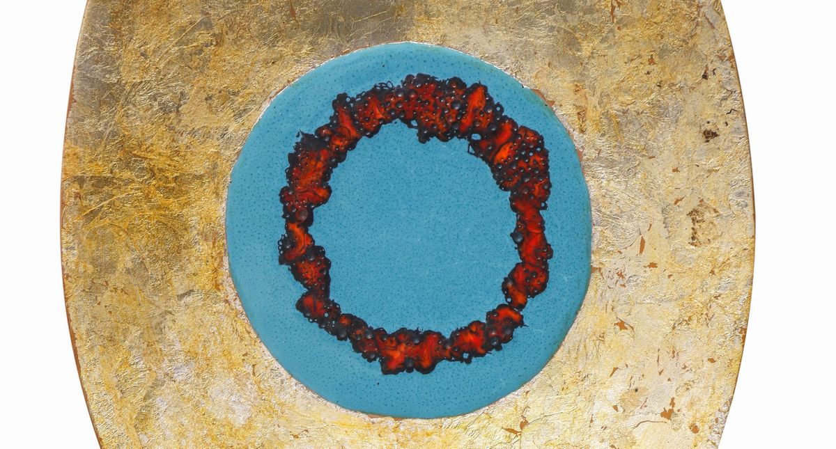 Lucia Ragusa - Piatto in Terracotta Smaltato e Invetriato