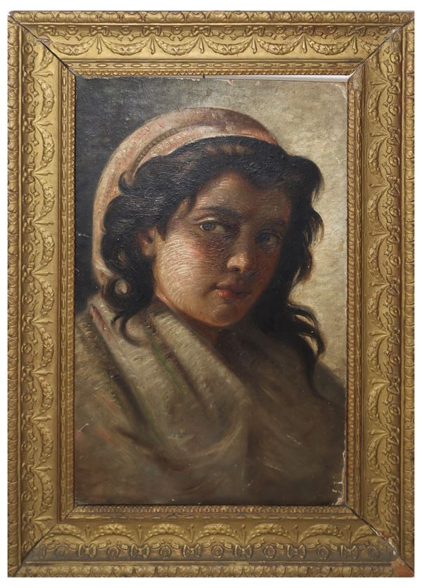 Face of young woman