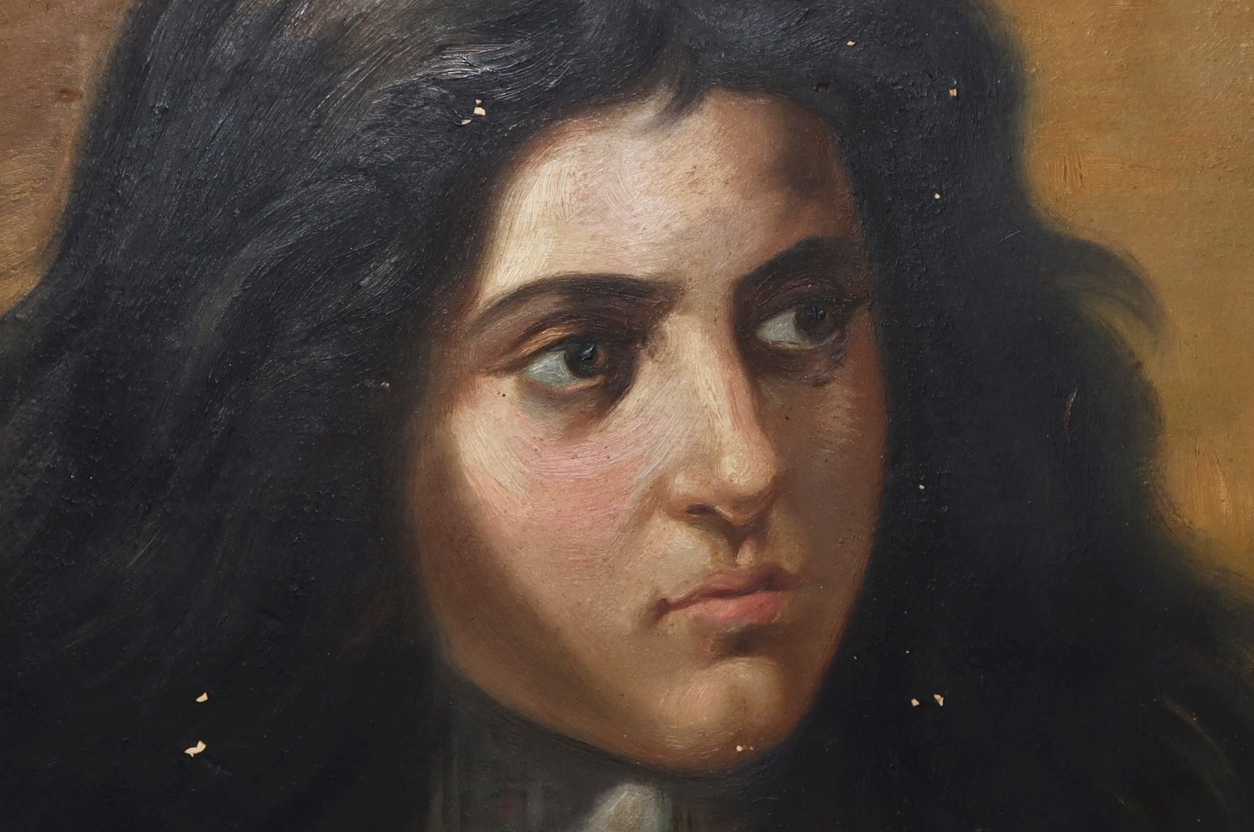 Ragazzo con Capelli Lunghi