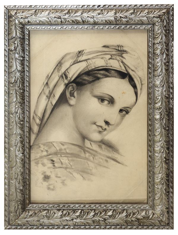 Volto di giovane donna