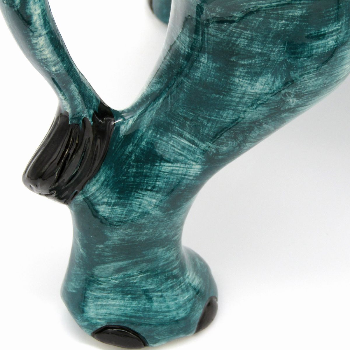 Ceramiche Artistiche di Martino - Elefante Gigante Verde Smeraldo
