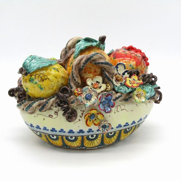 Ceramiche Artistiche Di Martino - Fruit basket