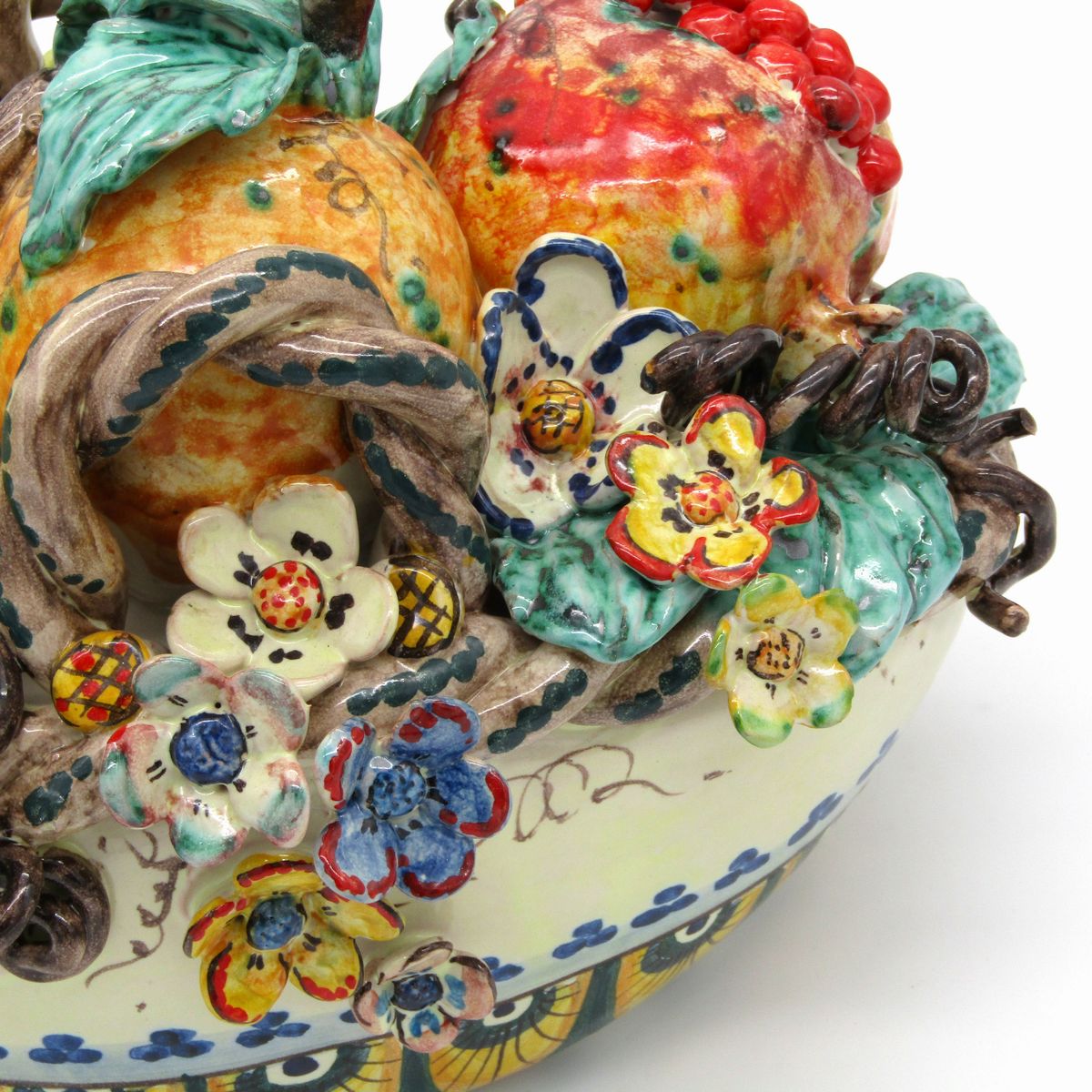 Ceramiche Artistiche di Martino - Cesto Frutta