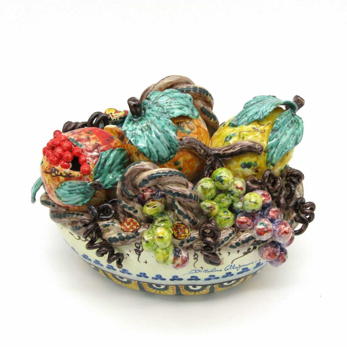 Ceramiche Artistiche di Martino - Cesto Frutta