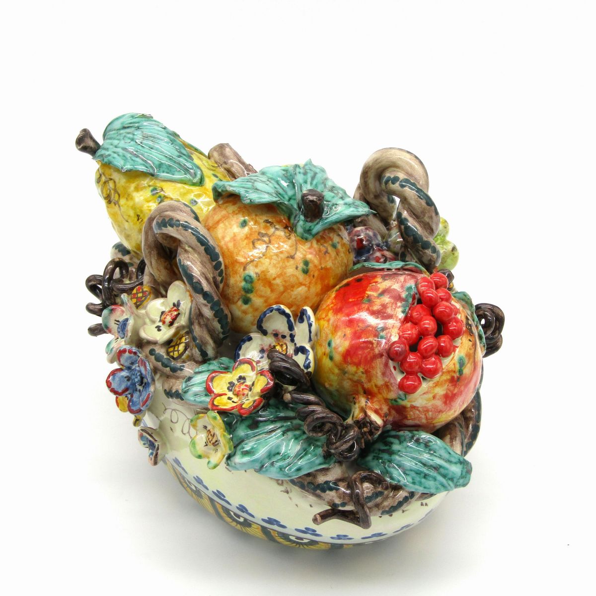 Ceramiche Artistiche di Martino - Cesto Frutta