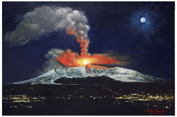 Roberto Paternostro - Etna al chiaro di luna
