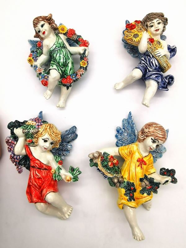 Ceramiche Artistiche Di Martino - Angels four seasons