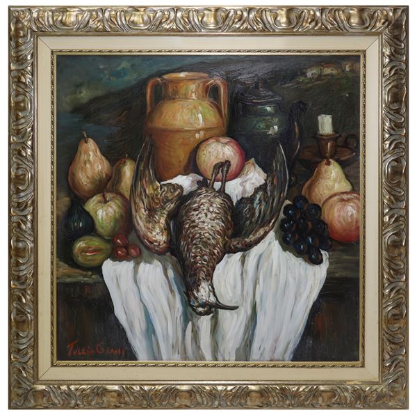 Tullio Grassi - Natura morta e cacciagione